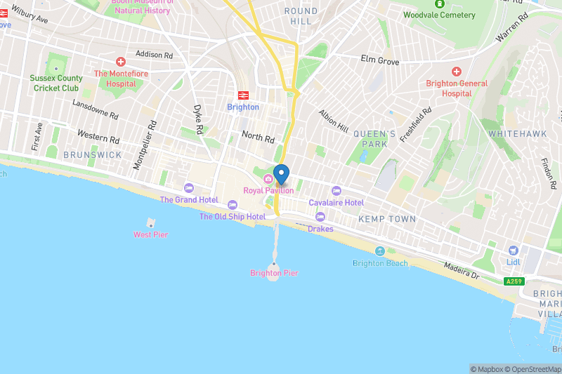 Brighton Language College - Open Street Map